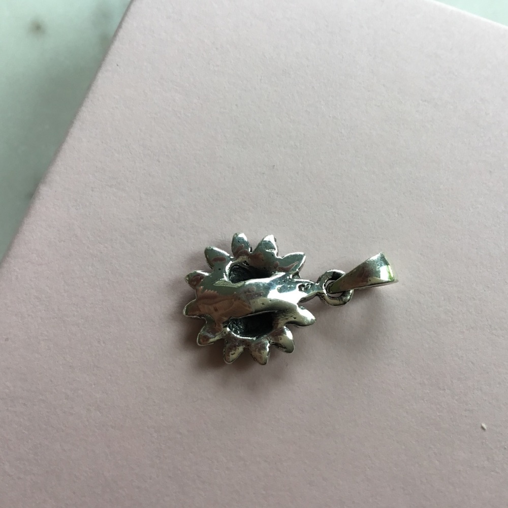 Sterling Silver Sunflower Necklace - Picture 15 of 15
